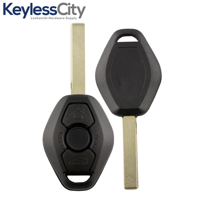 1999-2009 BMW / 2-Track EWS Remote Head Key / LX8FZV (Chip PCF795 44) (AFTERMARKET)