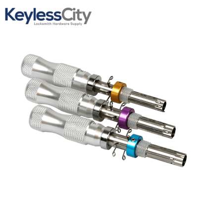 3pcs 7-Pin Tubular Pick Tool Set (7.0mm, 7.5mm, 7.8mm)