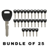 25 X Honda / Acura HD106 Transponder Key (AFTERMARKET) (BUNDLE OF 25)