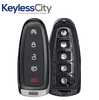 3 X 2011-2020 Ford / 5-Button Smart Key shell / M3N5WY8609 (AFTERMARKET)(Bundle of 3)