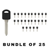 25 X 1997-2008 GM - B97 PK3 Transponder Key (ID 13 Chip) (AFTERMARKET) (BUNDLE OF 25)