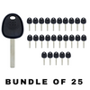 25 X 2019 - 2024 Hyundai Kia Transponder Key - 4A Chip - KK12 (BUNDLE OF 25)
