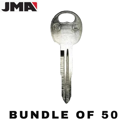 50 X Hyundai / Kia HY12 / X232 Metal Key Blank (JMA HY-6D) (BUNDLE OF 50)