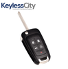 10 X 2010-2019 GM / 5-Button Flip Key / PEPS / PN: 13504199 / OHT01060512 / HU100 / PEPS (AFTERMARKET) (BUNDLE OF 10)