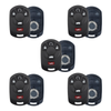5 X 2005-2007 Cadillac STS / 5-Button Keyless Entry Remote SHELL / M3N65981403 (AFTERMARKET)(Bundle of 5)