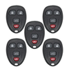 5 X 2007-2017 GM / 4-Button Keyless Entry Remote SHELL / PN: 20952476 / OUC60270-21 (AFTERMARKET)(Bundle of 5)