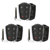 3 X 2014-2019 Cadillac / 6-Button Smart Key SHELL For HYQ2AB, HYQ2EB (AFTERMARKET) (Bundle of 3)
