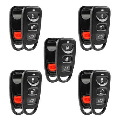 5 X 2006-2016 Hyundai Kia / 4-Button Keyless Entry Remote SHELL / OSLOKA-310T (AFTERMARKET)(Bundle of 5)