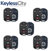 5 X 2005-2007 Cadillac STS / 5-Button Keyless Entry Remote SHELL / M3N65981403 (AFTERMARKET)(Bundle of 5)