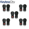5 X 1997-2007 Dodge Durango Keyless Entry Remote SHELL For GQ43VT9T - Black (AFTERMARKET)(Bundle of 5)