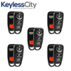 5 X 2006-2016 Hyundai Kia / 4-Button Keyless Entry Remote SHELL / OSLOKA-310T (AFTERMARKET)(Bundle of 5)