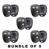 5 X 1996-2002 GM / 3-Button Keyless Entry Remote SHELL / PN: 16245100-29 / ABO1502T / Black (AFTERMARKET) (Bundle of 5)