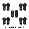5 X 1997-2007 Dodge Durango Keyless Entry Remote SHELL For GQ43VT9T - Black (AFTERMARKET)(Bundle of 5)