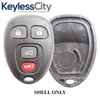5 X 2007 GMC Yukon XL 2500 4-Button Keyless Entry Remote SHELL For OUC60221 (AFTERMARKET)(Bundle of 5)