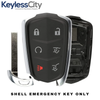 3 X 2014-2019 Cadillac / 6-Button Smart Key SHELL For HYQ2AB, HYQ2EB (AFTERMARKET) (Bundle of 3)