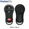 5 X 1997-2007 Dodge Durango Keyless Entry Remote SHELL For GQ43VT9T - Black (AFTERMARKET)(Bundle of 5)