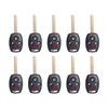 10 X 2003-2010 Honda Accord Element / 4-Button Remote Head Key / OUCG8D-380H-A (AFTERMARKET) (BUNDLE OF 10)