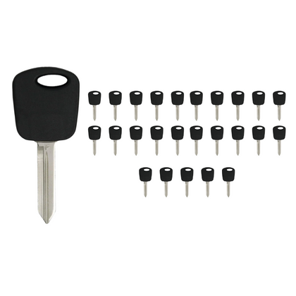 25 X H74 / H86 Ford Mazda Lincoln Transponder Key (4D60 Chip) (AFTERMARKET) (BUNDLE OF 25)