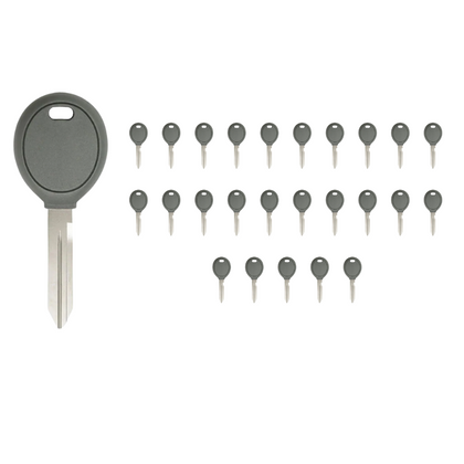 25 X 2001-2005 Dodge / Chrysler / Jeep / Y165 Transponder Key (Chip 4D61) (AFTERMARKET) (BUNDLE OF 25)