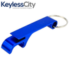 Blue Metal Key Fob Bottle Opener with Keychain – Durable and Stylish