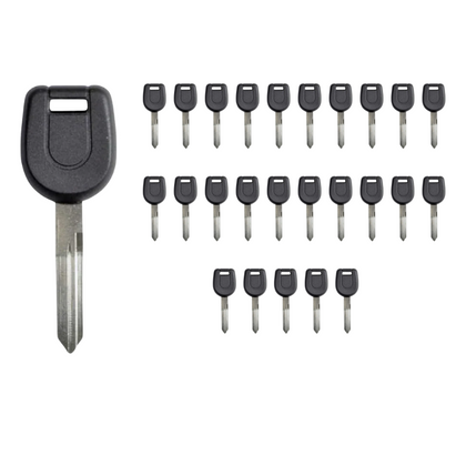 25 X 2000-2001 Mitsubishi - MIT9 Transponder Key - (4D 60 Chip) (AFTERMARKET) (BUNDLE OF 25)