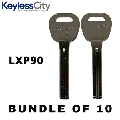 10 X LXP90 - Lexus / Mazda / Kia / Toyota / Hyundai / Scion Key Blank - Test Key Blade (AFTERMARKET) (BUNDLE OF 10)