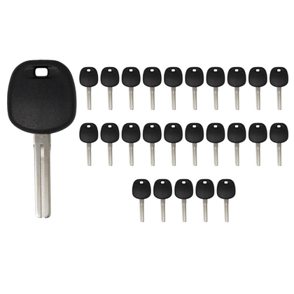 25 X 2001-2010 Lexus Short Blade Transponder Key TOY50 (4D) (AFTERMARKET) (BUNDLE OF 25)