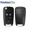 2 X 2010-2019 GM / 4-Button Flip Key / PN: 20873622 / OHT01060512 (AFTERMARKET) (BUNDLE OF 2)