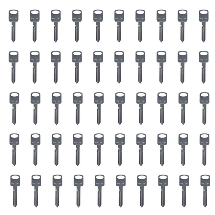 50 X Ilco - H75 - 1196FD - Ford - Metal Key Blank (BUNDLE OF 50)