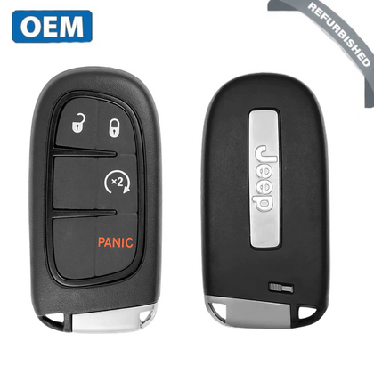 2014-2022 Jeep Cherokee 4 Buttons Smart Key / 68105078AG / 68105078AJ / GQ4-54T (OEM Refurbished)