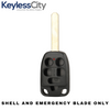 2011-2013 Honda Odyssey / 6-Button Remote Head Key SHELL / HO01 / N5F-A04TAA
