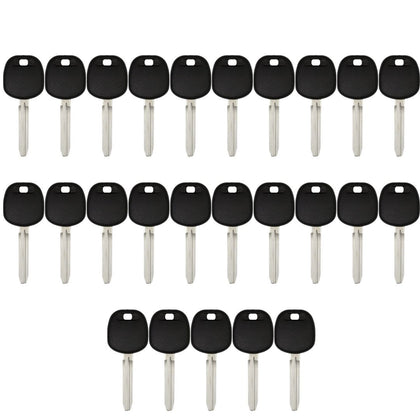 25 X 2003-2013 Toyota / Scion - TOY44D Transponder Key - (D Chip) (AFTERMARKET) (BUNDLE OF 25)