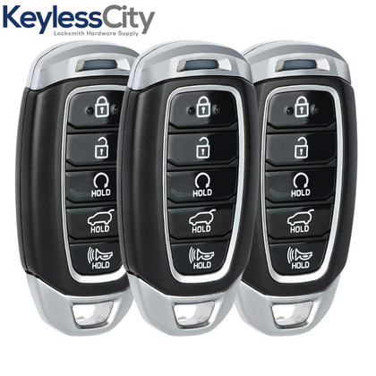 3 X 2020-2022 Hyundai Palisade / 5-Button Smart Key / PN: 95440-S8010 / TQ8-FOB-4F29 (AFTERMARKET) (BUNDLE OF 3)