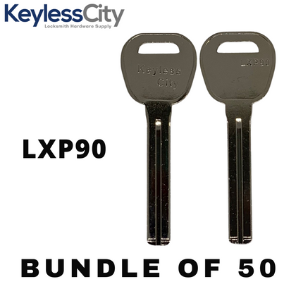 50 X LXP90 - Lexus / Mazda / Kia / Toyota / Hyundai / Scion Key Blank - Test Key Blade (AFTERMARKET) (BUNDLE OF 50)