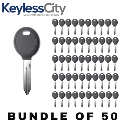 50 X Chrysler/ Dodge/ Jeep Y160 Transponder Key (4D64) (AFTERMARKET) (BUNDLE OF 50)