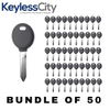 50 X Chrysler/ Dodge/ Jeep Y160 Transponder Key (4D64) (AFTERMARKET) (BUNDLE OF 50)