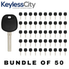 50 X 1997-2005 Lexus - TOY48 Transponder Key - Short Blade - (4C Chip) (AFTERMARKET) (BUNDLE OF 50)