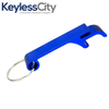Blue Metal Key Fob Bottle Opener with Keychain – Durable and Stylish