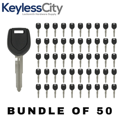 50 X Mitsubishi MIT17 - Transponder Key - 46 MITS Chip (AFTERMARKET) (BUNDLE OF 50)