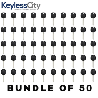 50 X 2013-2020 Toyota - TOY44H Transponder Key (H Chip) (AFTERMARKET) (BUNDLE OF 50)