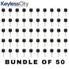 50 X 2003-2013 Toyota / Scion - TOY44D Transponder Key - (D Chip) (AFTERMARKET) (BUNDLE OF 50)