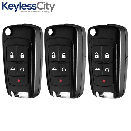 3 X 2010-2020 GM / 5-Button Flip Key / OHT01060512 (AFTERMARKET) (BUNDLE OF 3)