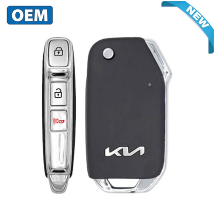 2021 KIA Seltos 3 Buttons Remote Flip Key / 433MHz / 95430-Q5410 / NYOSYEC4TX1907 (OEM)