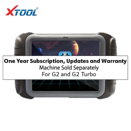 AutoProPAD G2/G2 Turbo - Updates, Support Subscription & Warranty - 1 YEAR (XTOOL) - ( Machine Sold Separately )