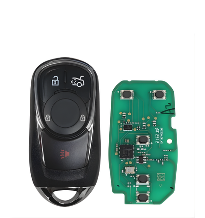 Autel - 4-Button Universal Smart Key - Lock, Unlock, Trunk, Panic - IKEYBK4TP