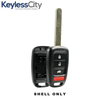 25 X 2013-2017 Honda Accord Civic / 4-Button Remote Head Key SHELL / HO01-SVC / MLBHLIK6-1T (AFTERMARKET)(Bundle of 25)