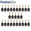25 X 2012-2014 Toyota Camry - Corolla / 4-Button Remote Head Key SHELL / (AFTERMARKET)(Bundle of 25)