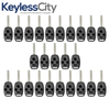 25 X 2005-2013 Honda / 4-Button Remote Head Key STRONG SHELL / HO01 / OUCG8D-380H-A, MLBHLIK-1T, KR55WK49308, N5F-S0084A (AFTERMARKET) (Bundle of 25)