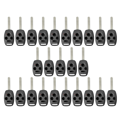 25 X 2003-2014 Honda Acura / 4-Button Remote Head Key Shell / HO01 / KR55WK49308 N5F-S0084A (Bundle of 25)