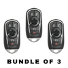 3 X 2017-2020 Buick Envision / 5-Button Smart Key / PN: 13584500 / HYQ4AA (AFTERMARKET)﻿ (BUNDLE OF 3)